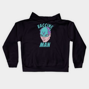 Vaccine Man Kids Hoodie